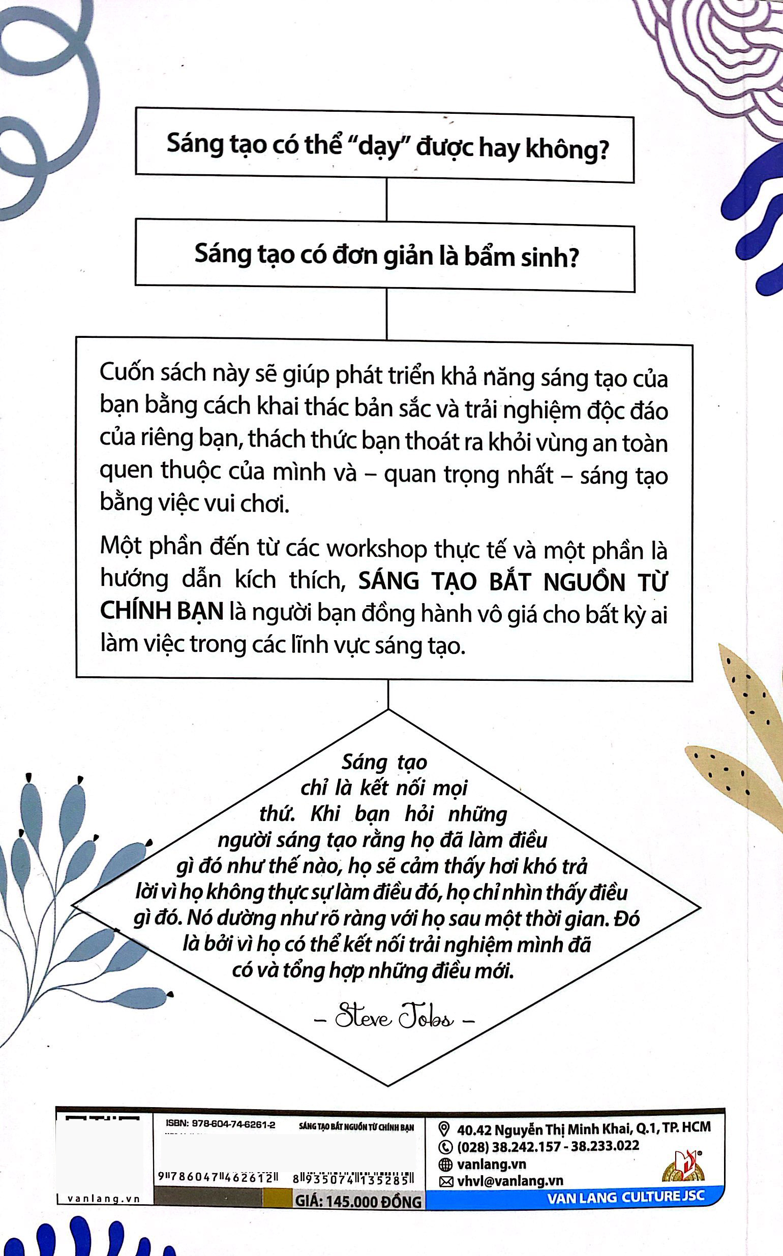 sáng tạo bắt nguồn từ chính bạn