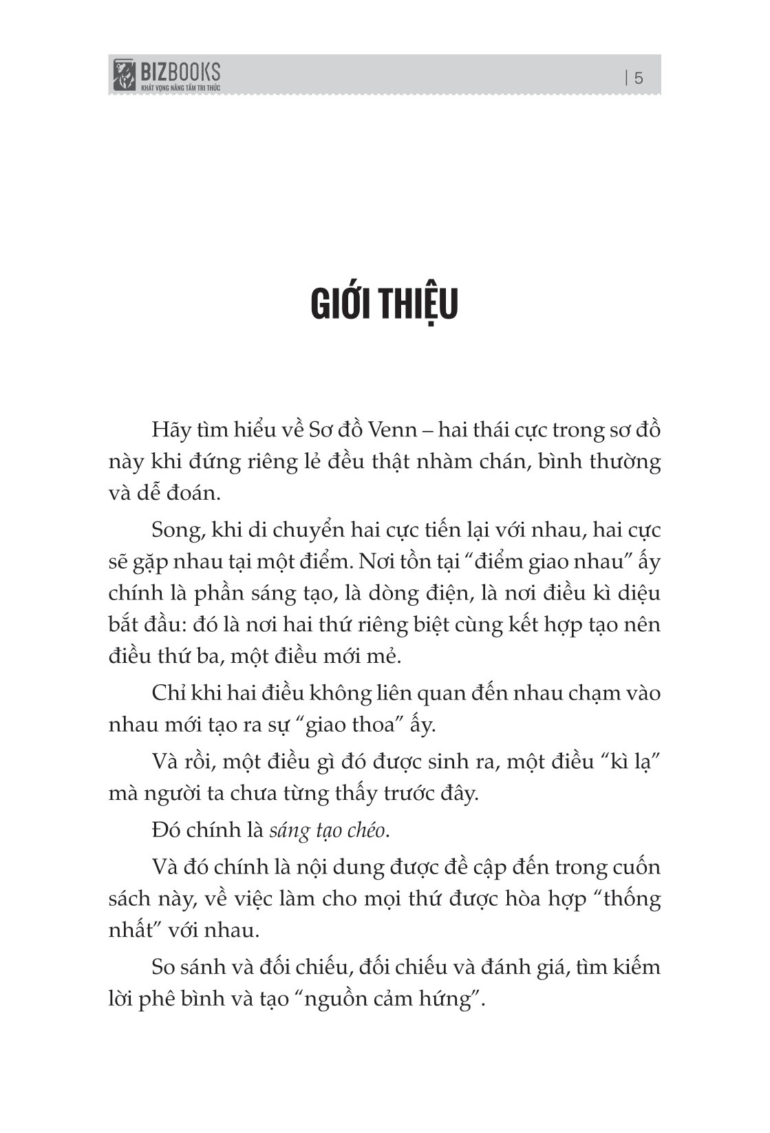 sáng tạo chéo - nguồn gốc của 1001 ý tưởng quảng cáo