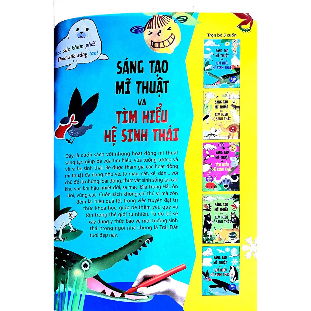 sáng tạo mĩ thuật và tìm hiểu hệ sinh thái: nhiệt đới