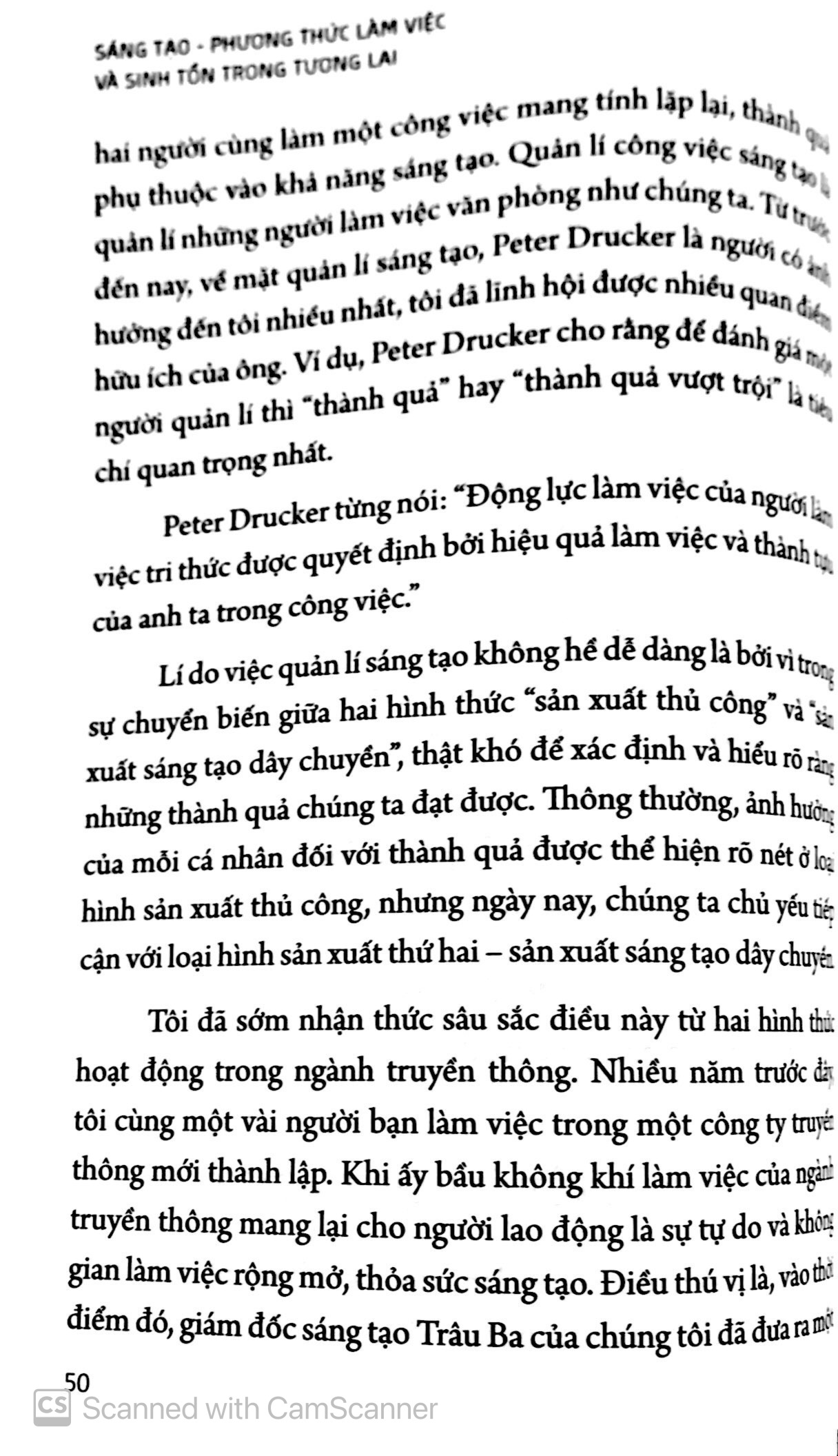 sáng tạo - phương thức làm việc và sinh tồn trong tương lai
