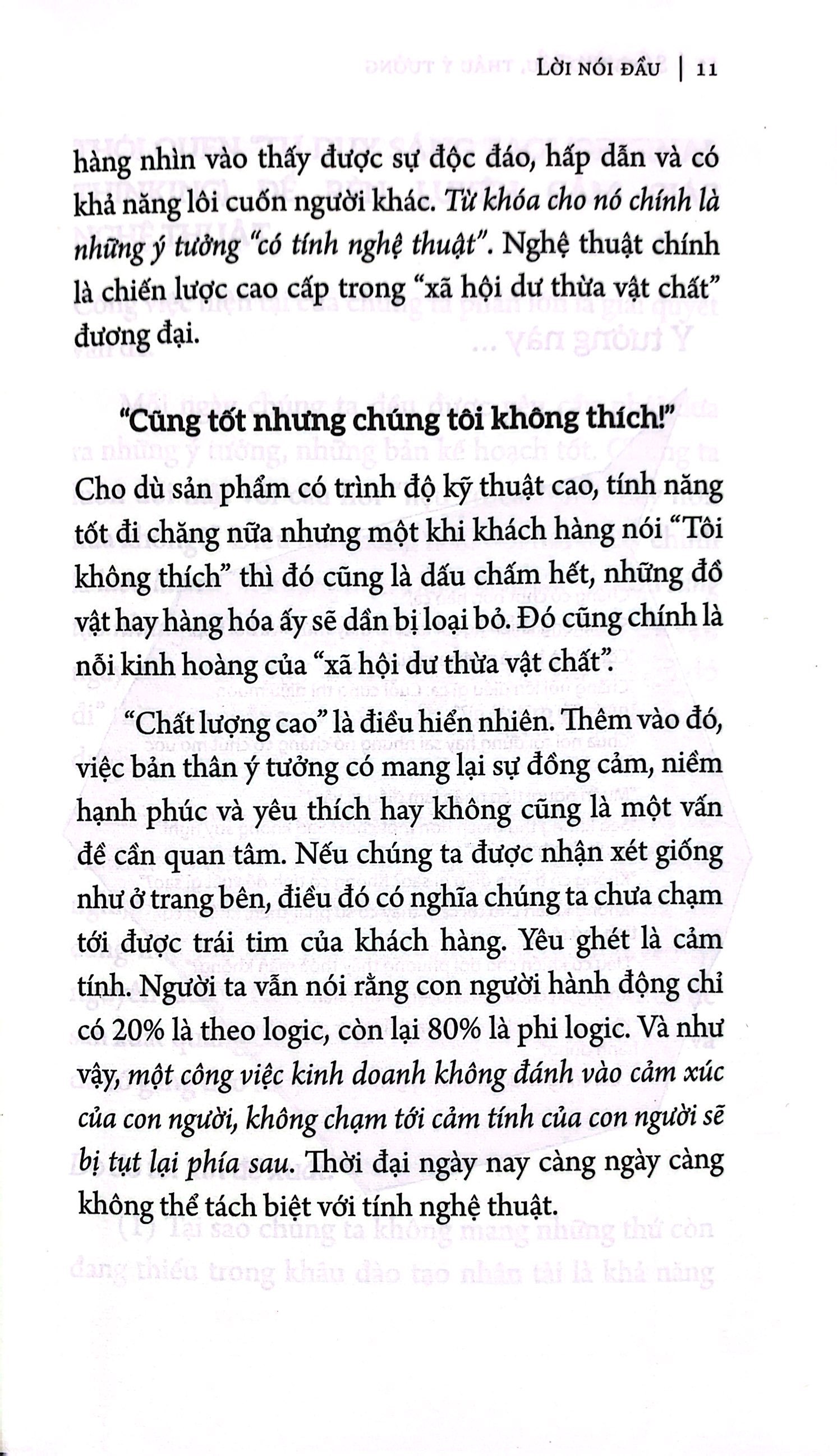 sáng tạo sâu thâu ý tưởng