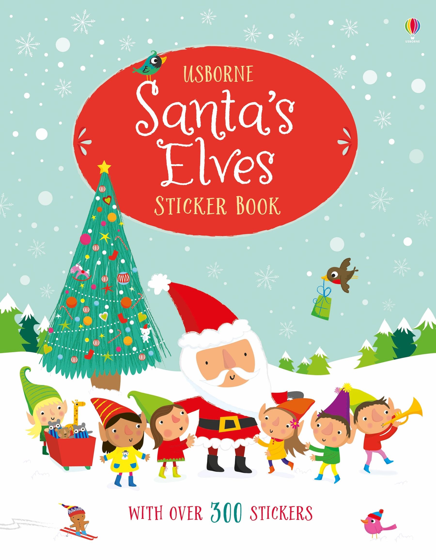 santa's elves sticker book