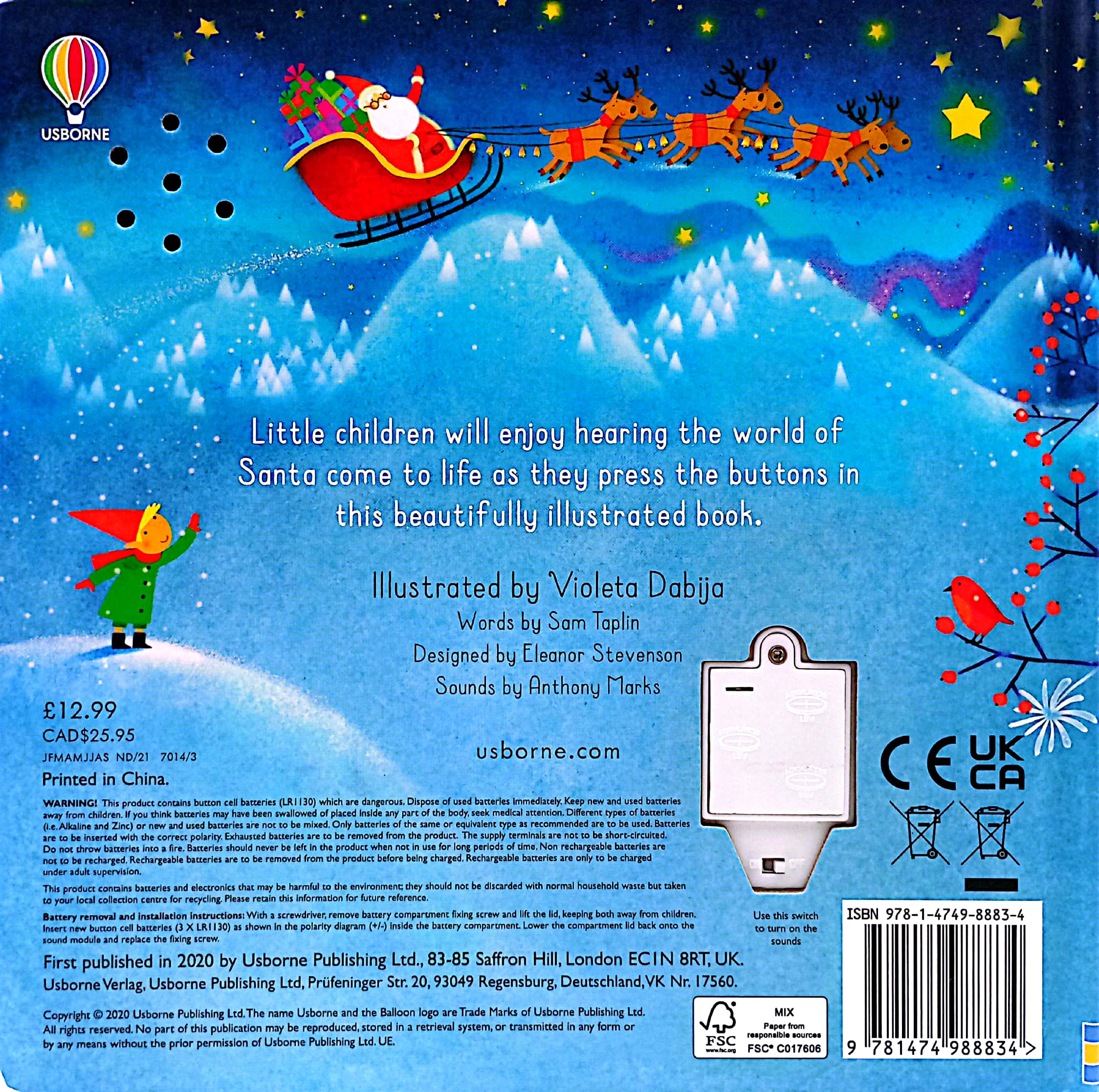 santa sound book