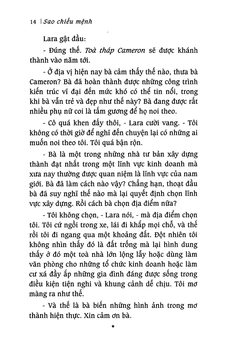 sao chiếu mệnh