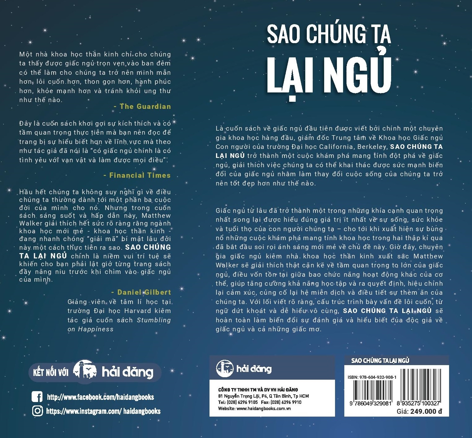 sao chúng ta lại ngủ - why we sleep