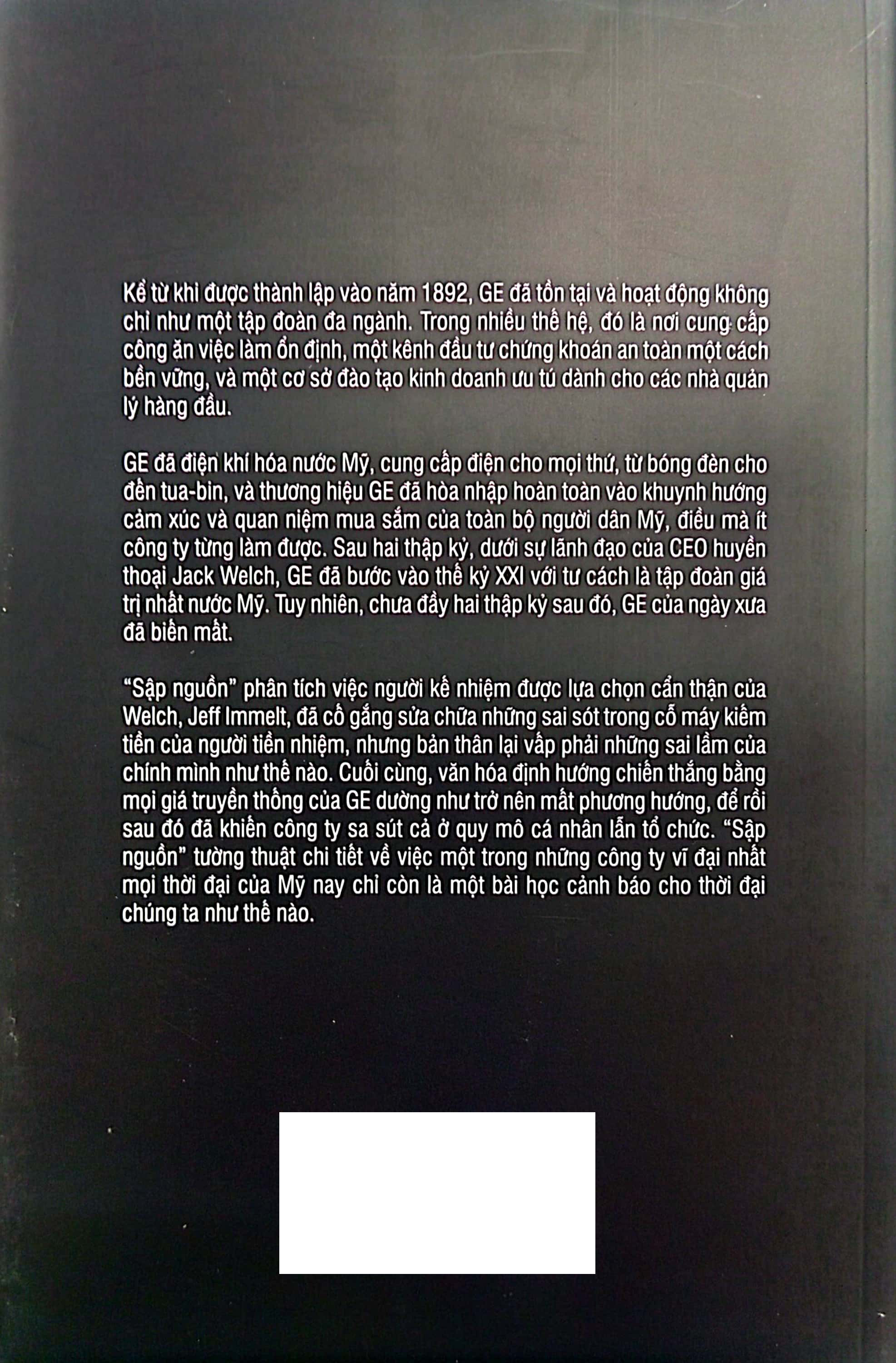 Sập Nguồn - Sự Trỗi Dậy Và Suy Tàn Của Gã Khổng Lồ General Electric