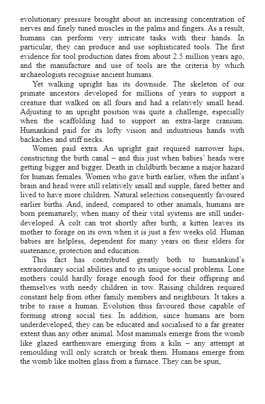 sapiens: a brief history of humankind