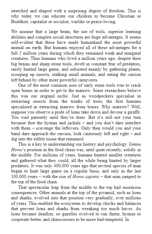 sapiens: a brief history of humankind