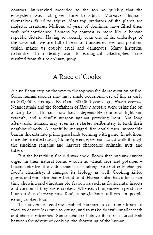 sapiens: a brief history of humankind