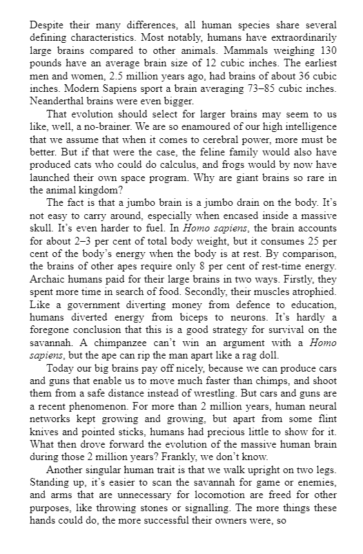 sapiens: a brief history of humankind