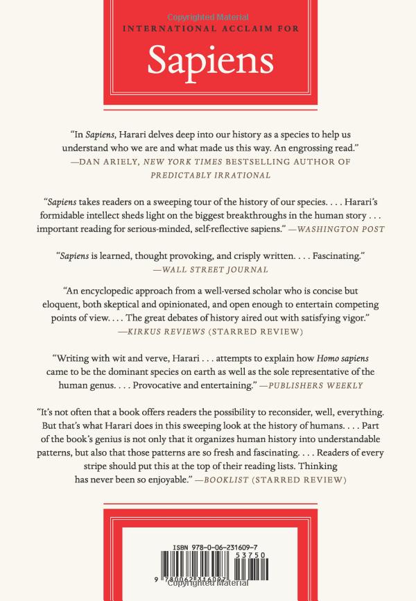 sapiens: a brief history of humankind: (patterns of life)