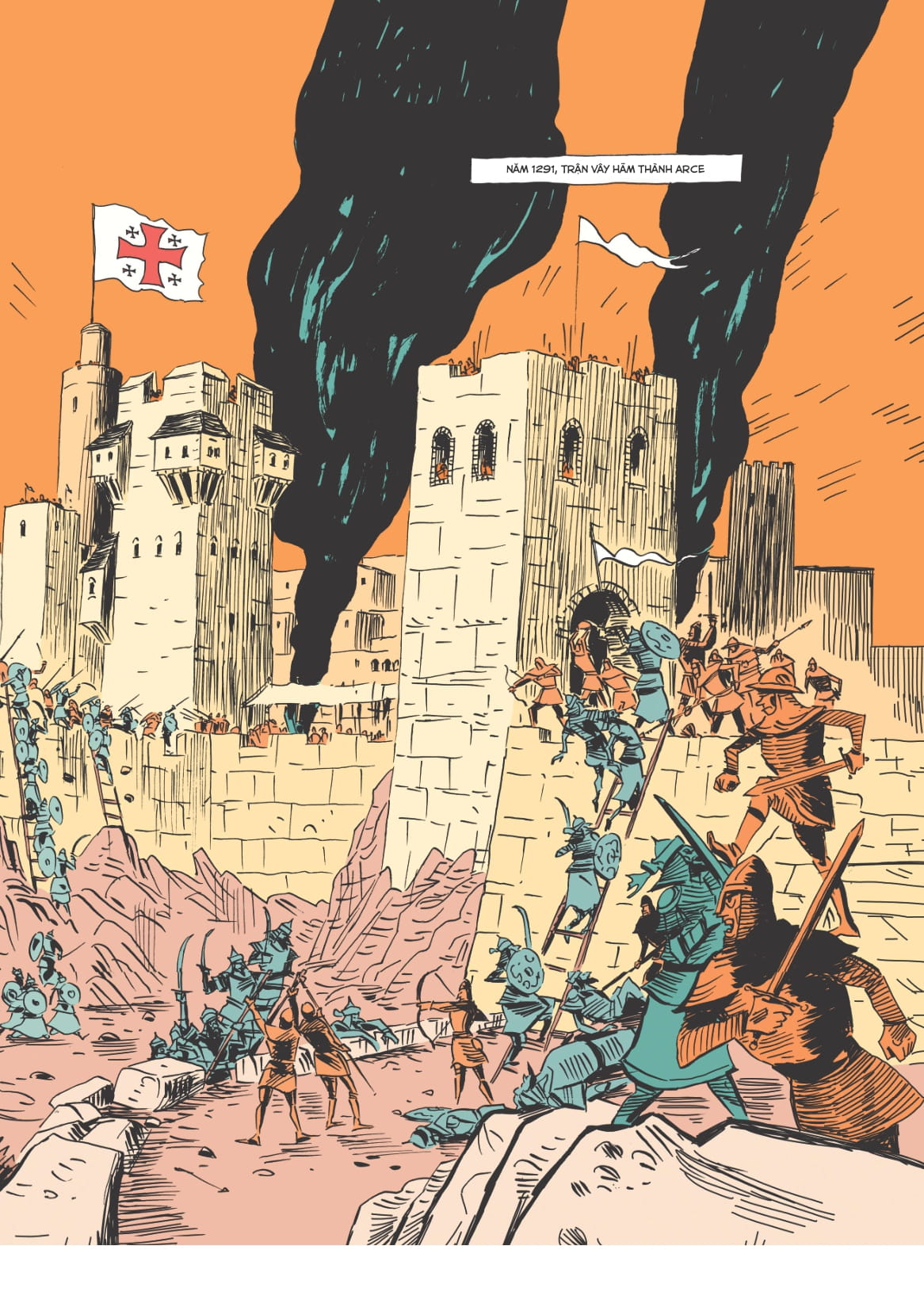 sapiens - a graphic history - lược sử loài người bằng tranh - tập 3 - những chủ nhân của lịch sử - bìa cứng