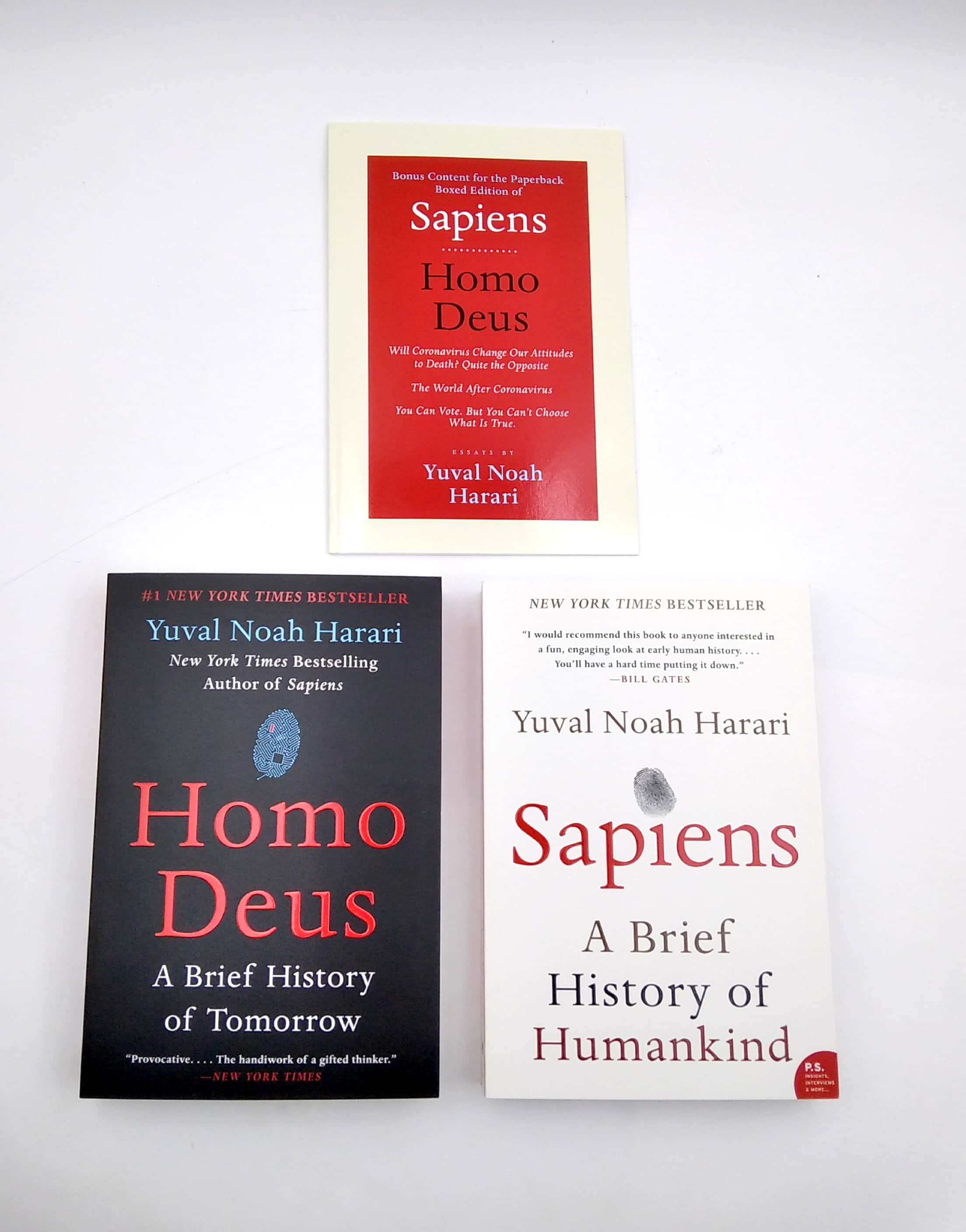 sapiens/homo deus box set w/bonus material