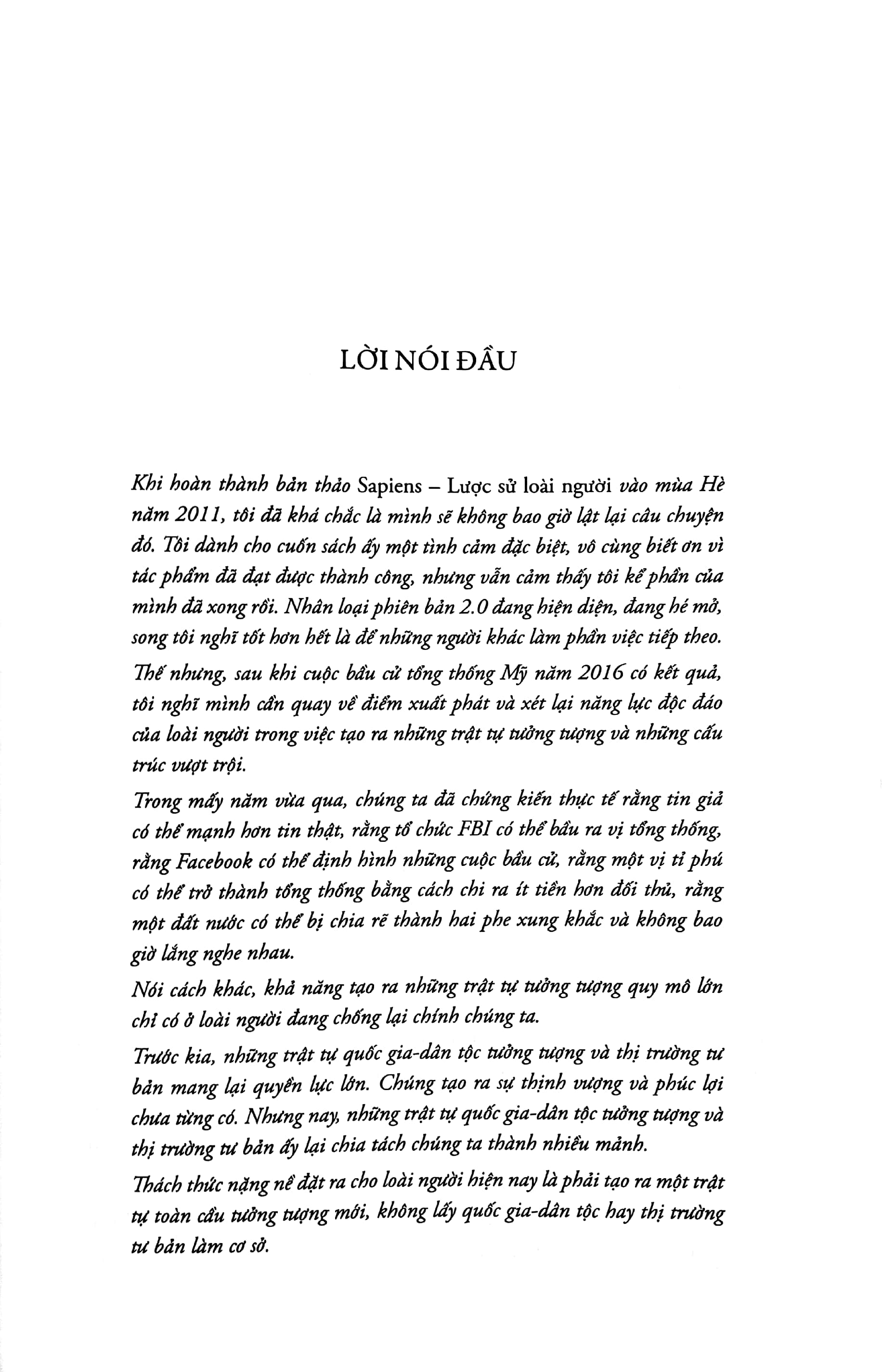 sapiens lược sử loài người