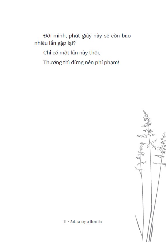 sát-na này là thiên thu