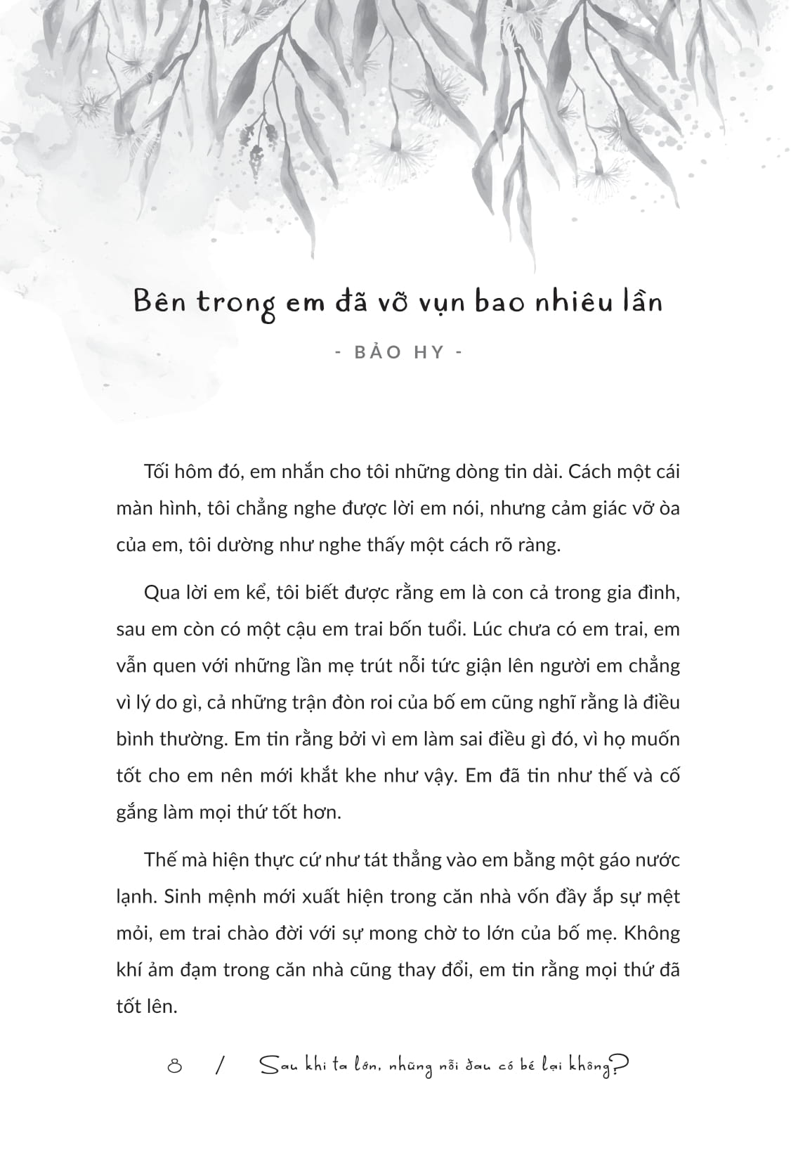 Sau Khi Ta Lon Nhung Noi Dau Co Be Lai Khong?