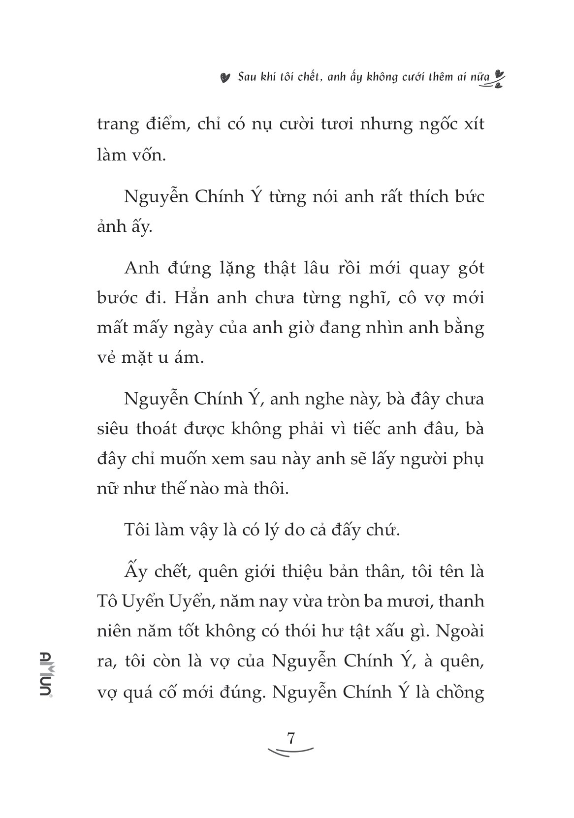 sau khi tôi chết, anh ấy không cưới thêm ai nữa