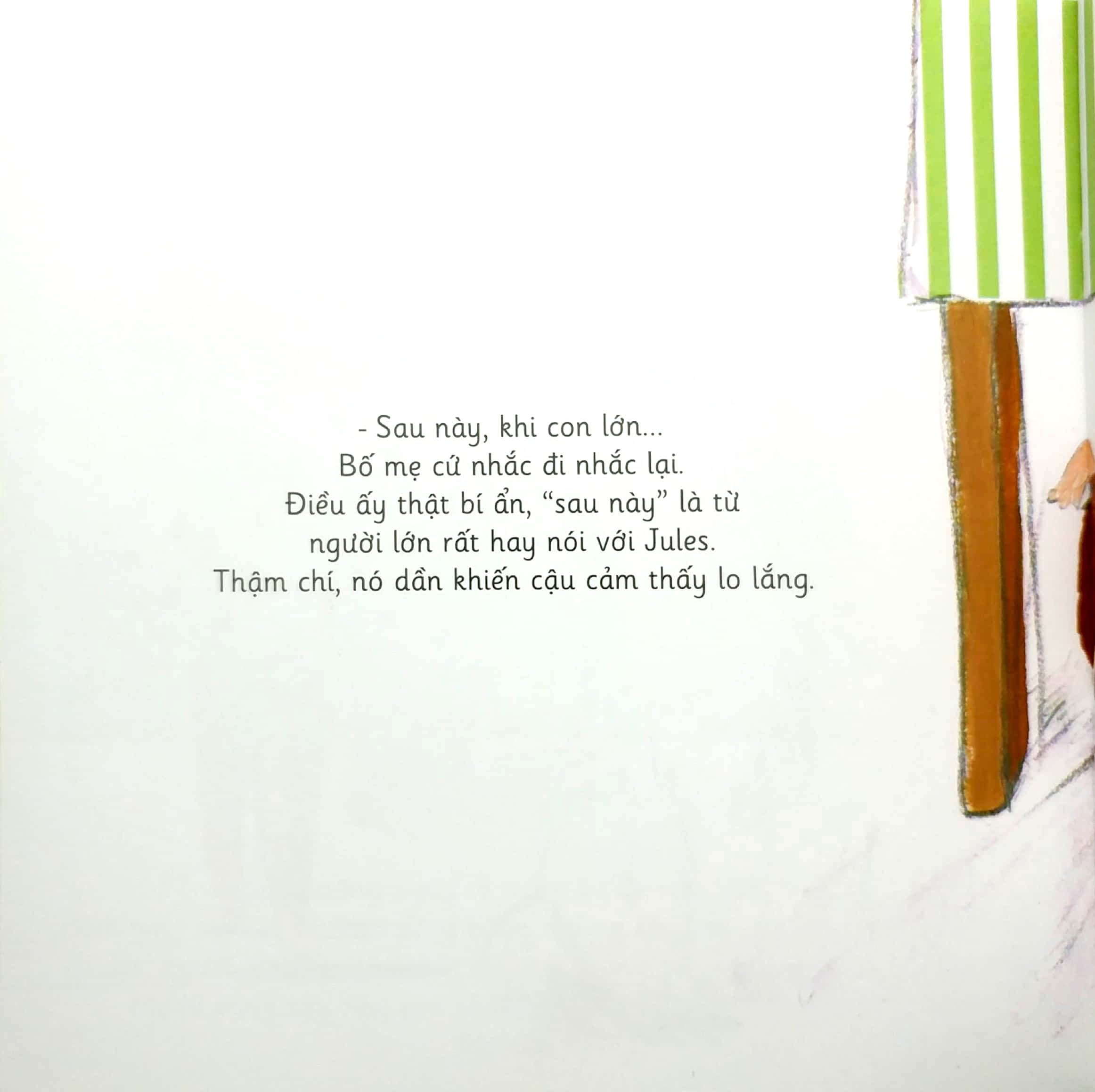 sau này, tớ sẽ… thế nào nhỉ?