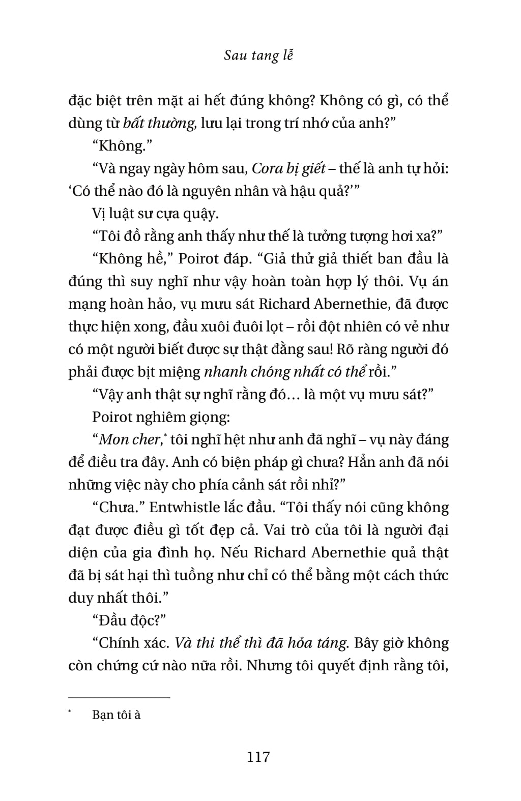 sau tang lễ - after the funeral