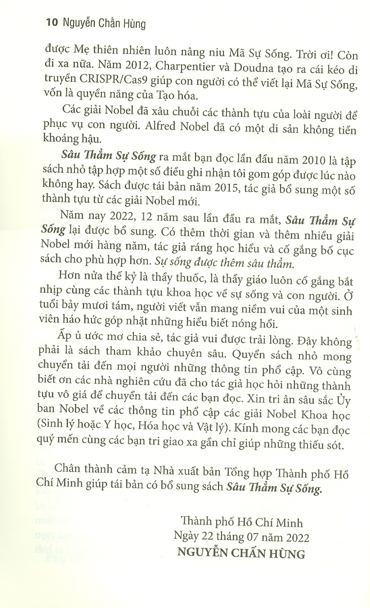 sâu thẳm sự sống (tái bản 2023)