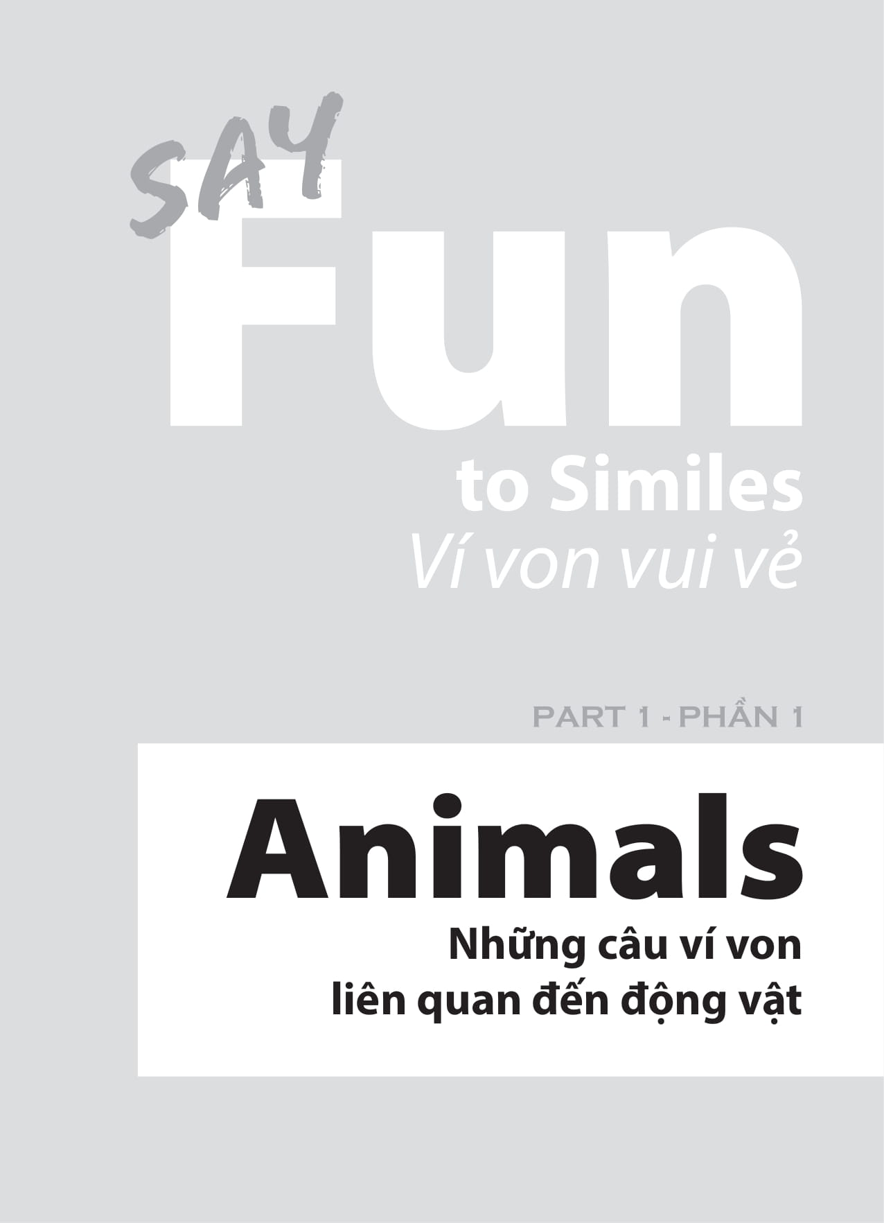 say cool to english - say fun to similes - ví von vui vẻ