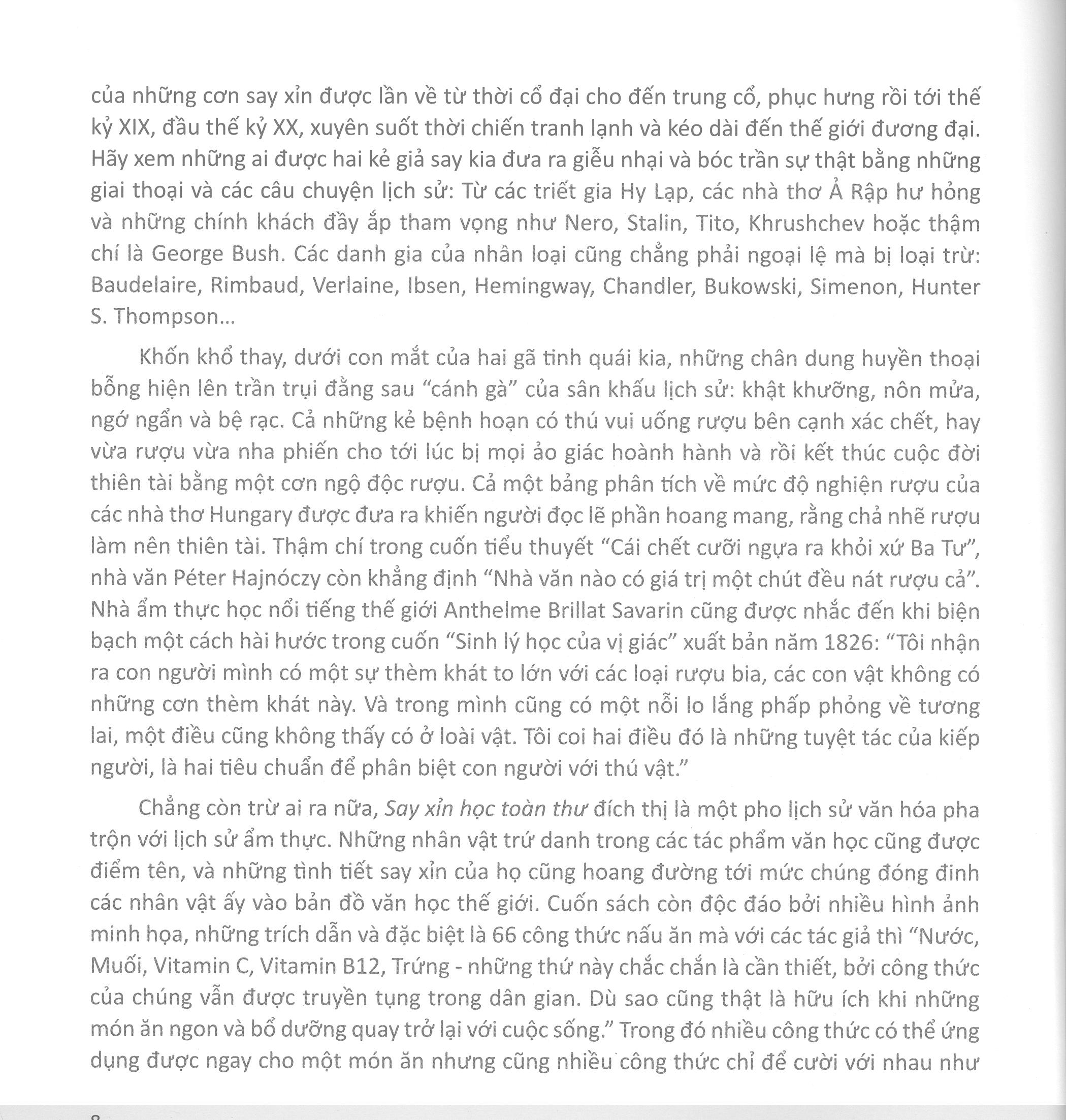 say xỉn học toàn thư - hay là lan man lúc vào bếp sau cơn say