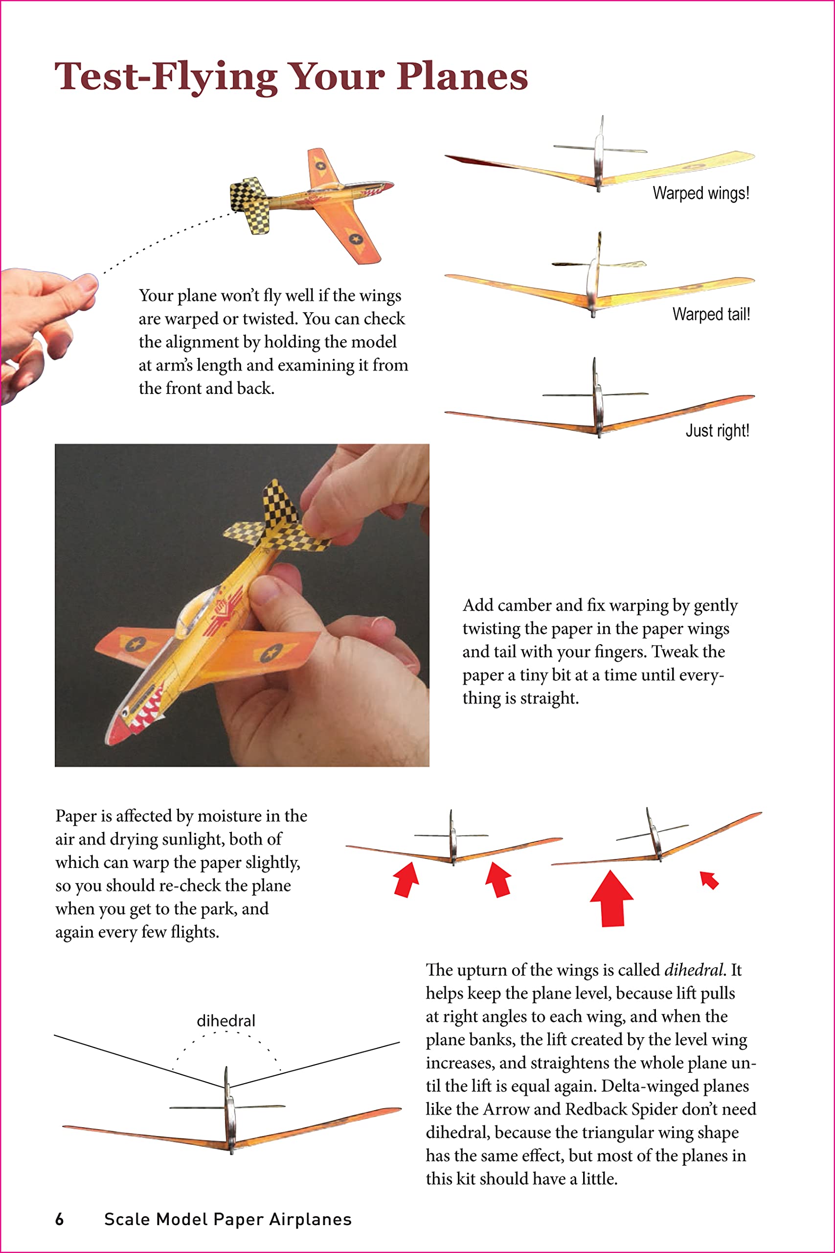 scale model paper airplanes kit: iconic planes that really fly! slingshot launcher included! - just pop-out and assemble (14 famous pop-out airplanes)
