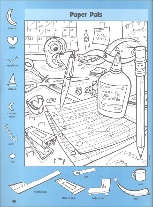 school puzzles (hidden pictures)