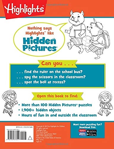 school puzzles (hidden pictures)