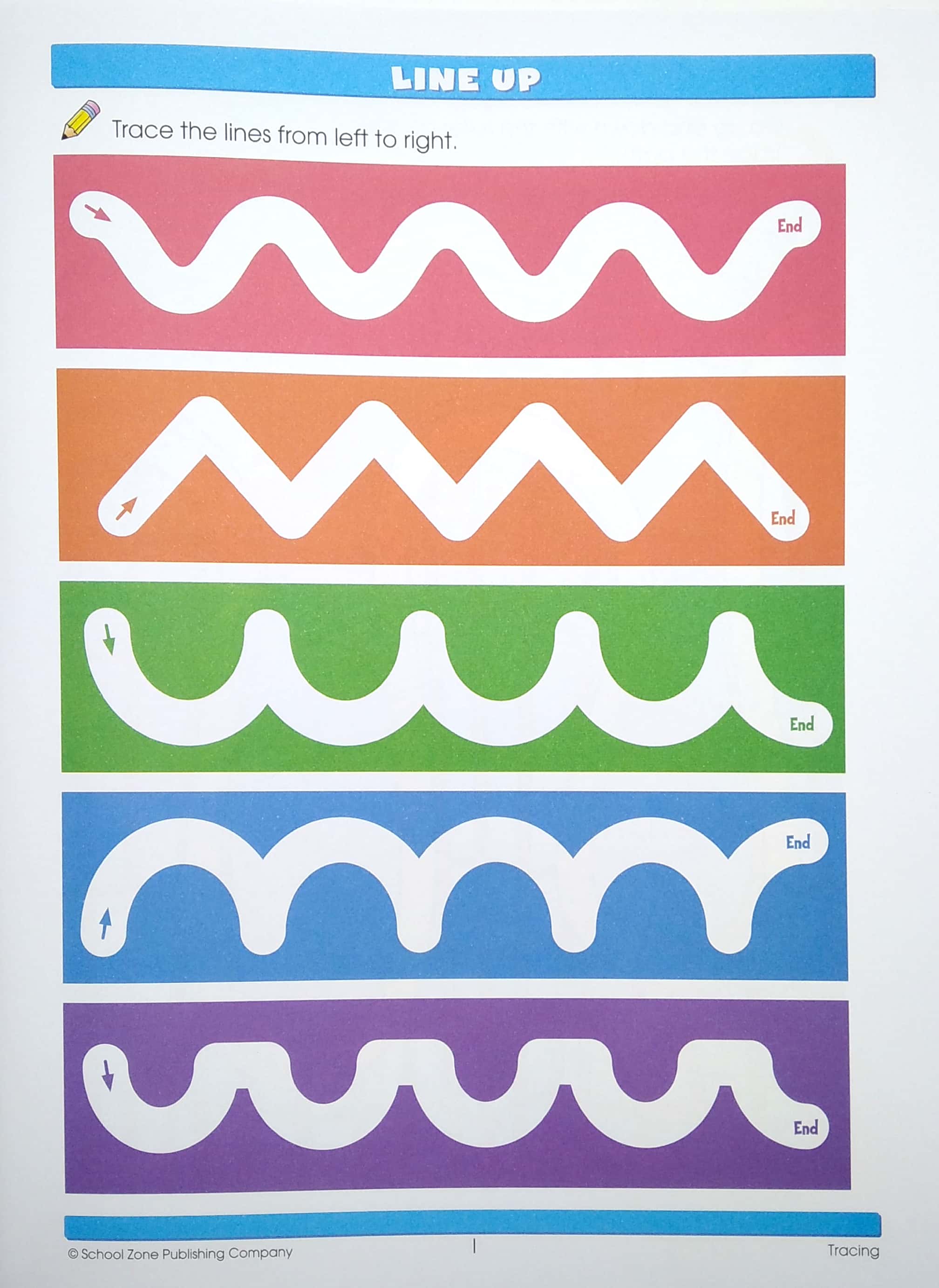 school zone a get ready book: tracing