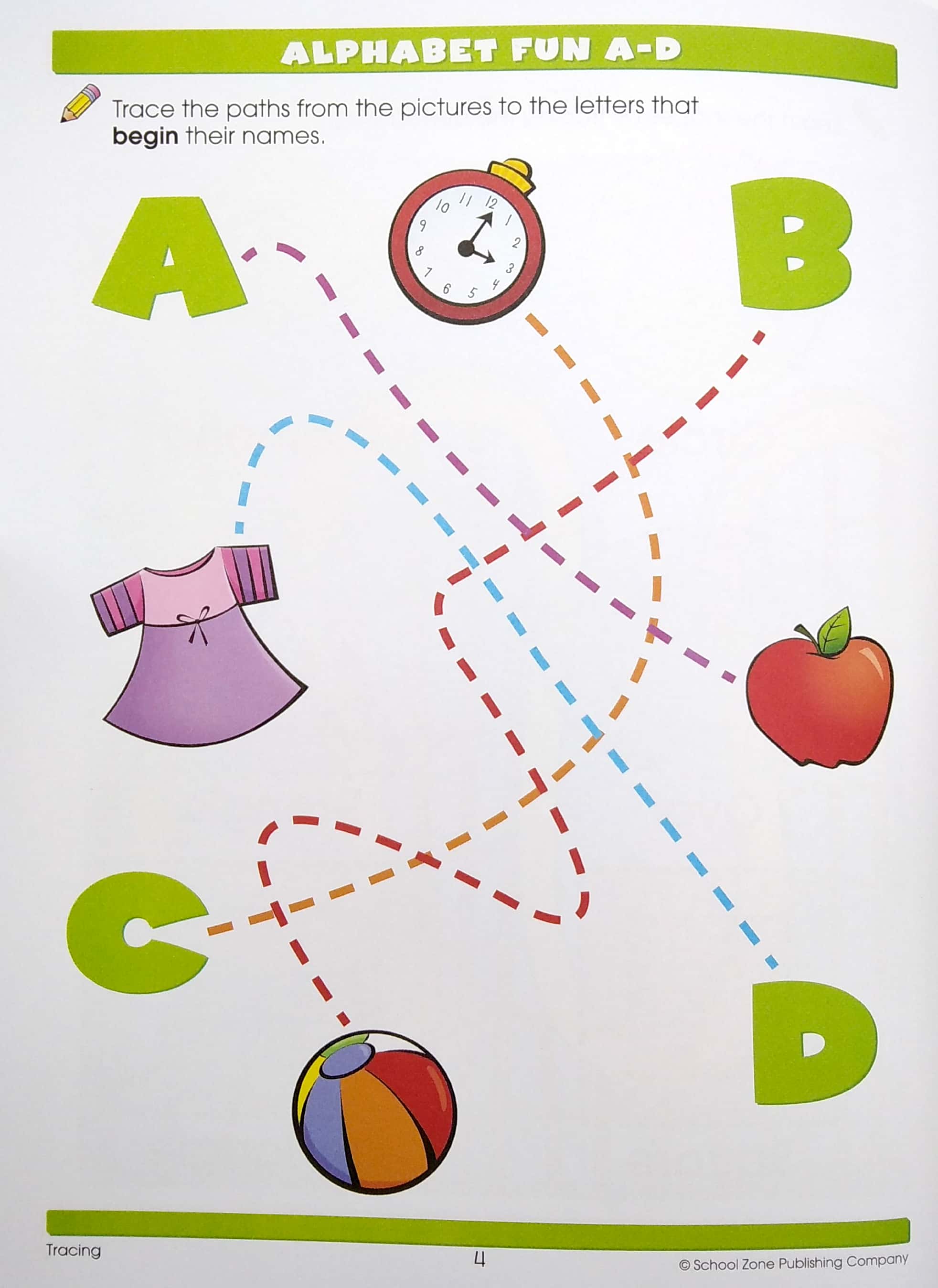 school zone a get ready book: tracing