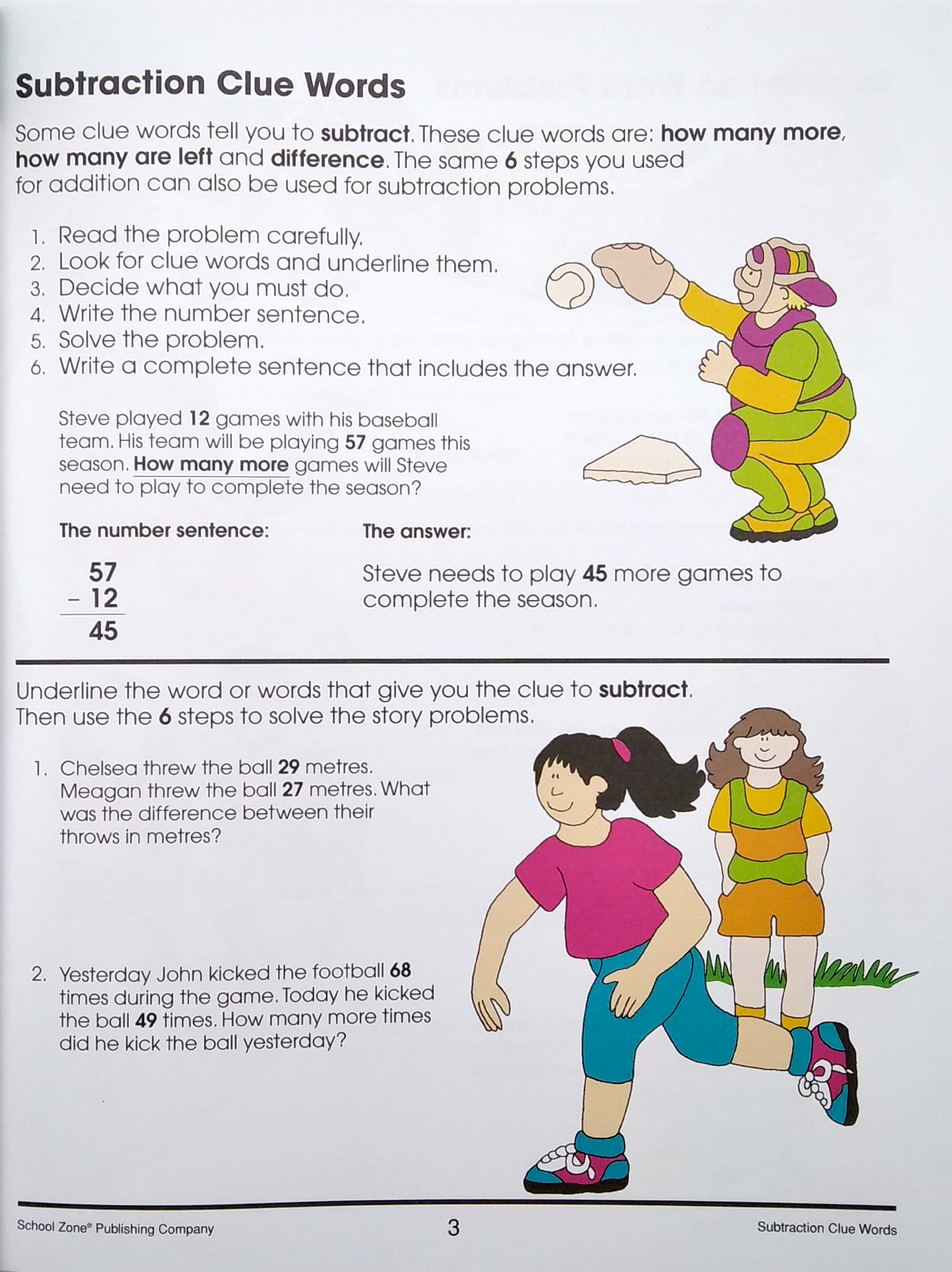 school zone maths basics 5 - an i know it book