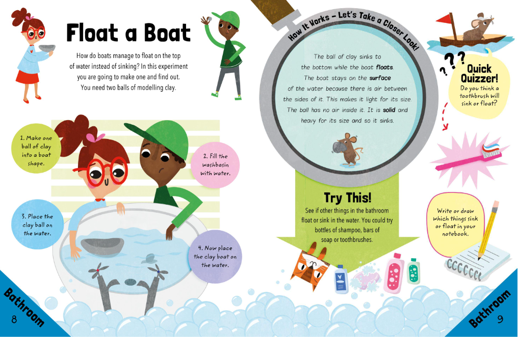 science experiments at home: stem starters for kids