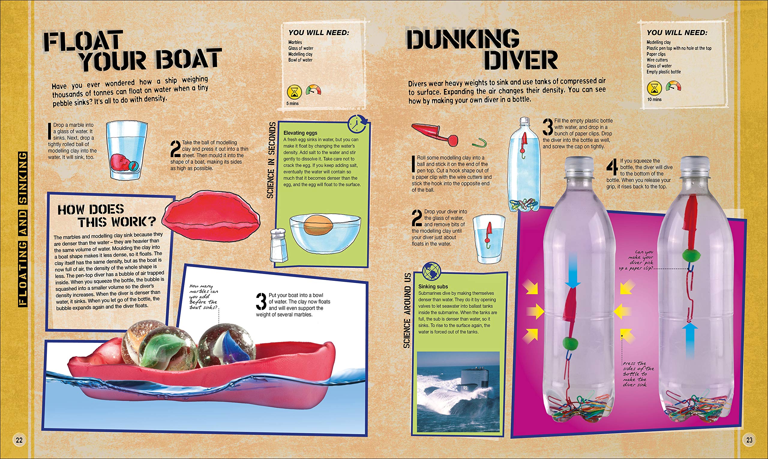 science experiments: loads of explosively fun activities to do!