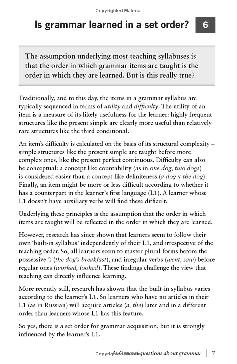 scott thornbury's 101 grammar questions pocket editions: cambridge handbooks for language teachers