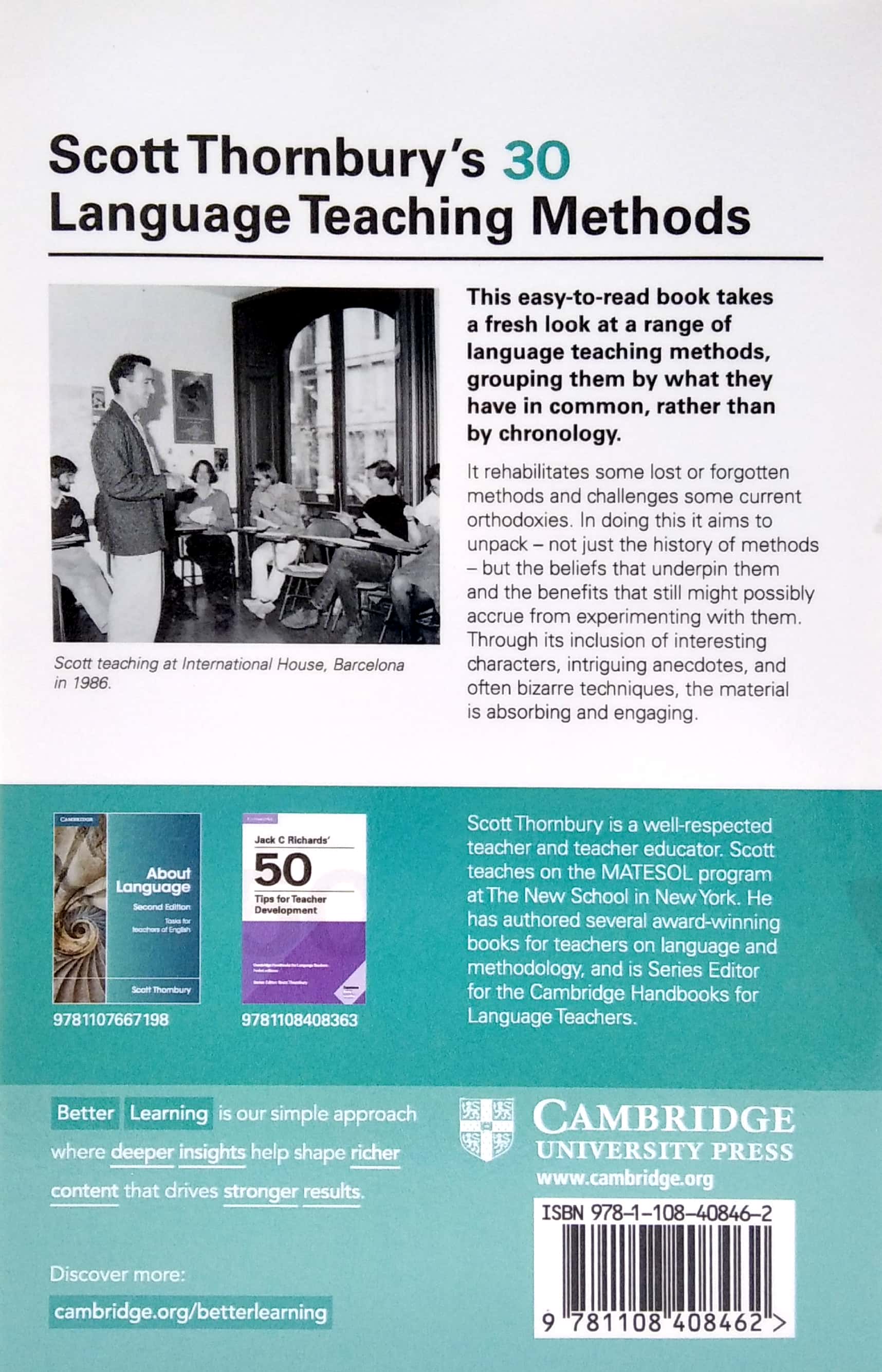 scott thornbury's 30 language teaching methods pocket editions