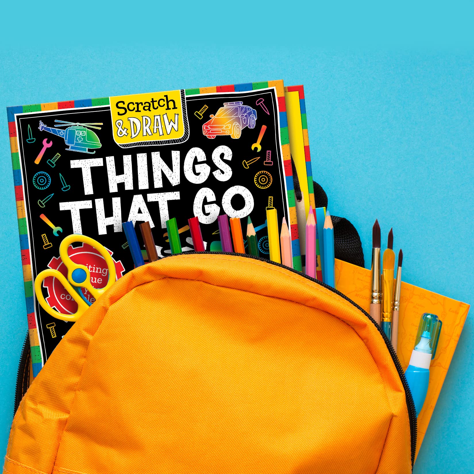 scratch and draw - things that go