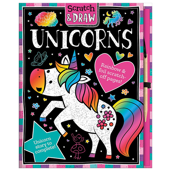 scratch and draw - unicorns