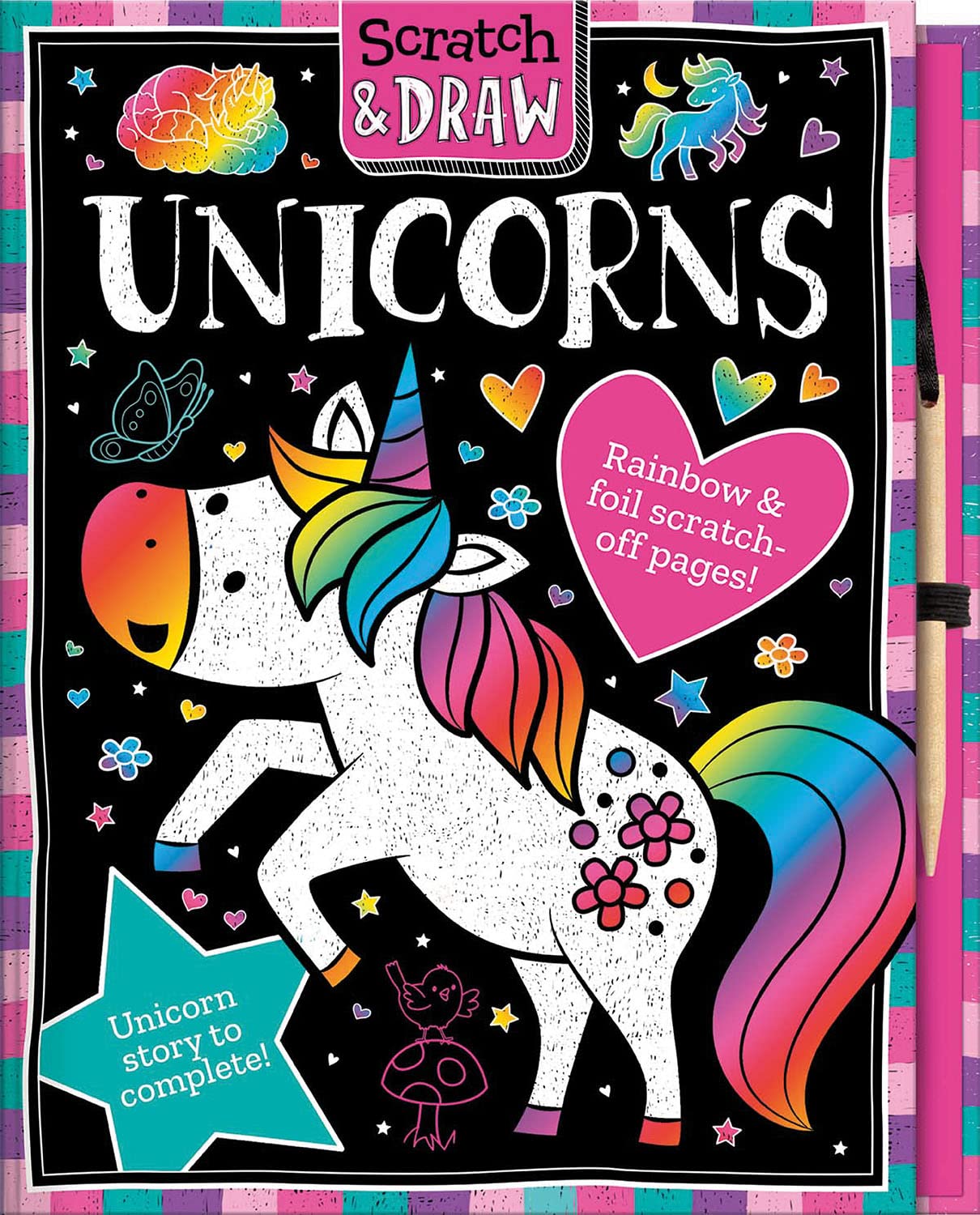 scratch and draw - unicorns