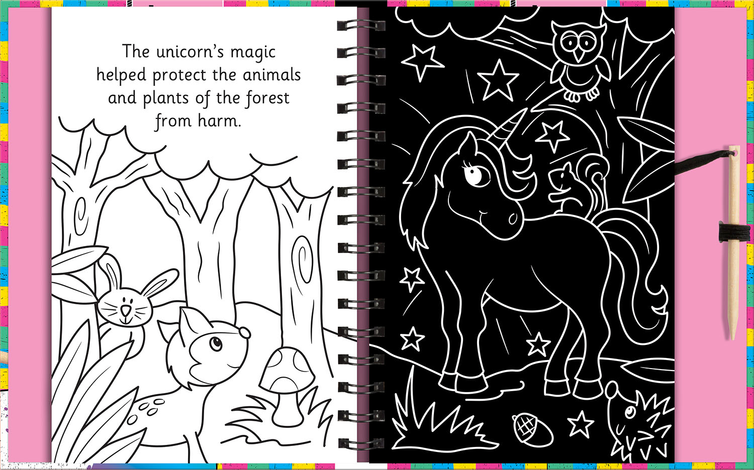scratch and draw unicorns & horses too! - scratch art activity book