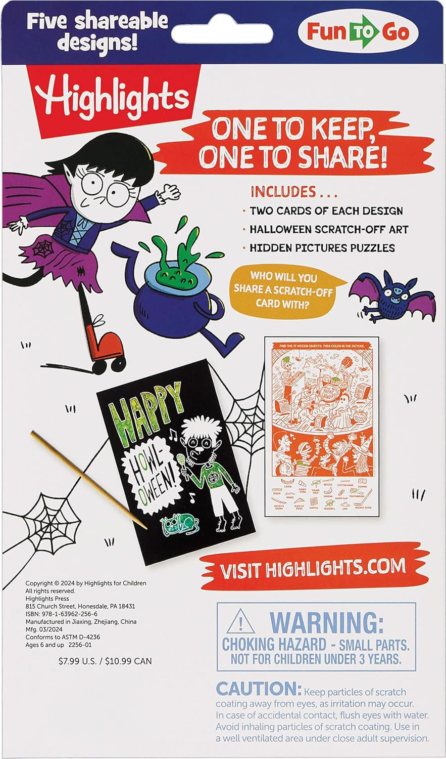 scratch-and-play halloween hidden pictures