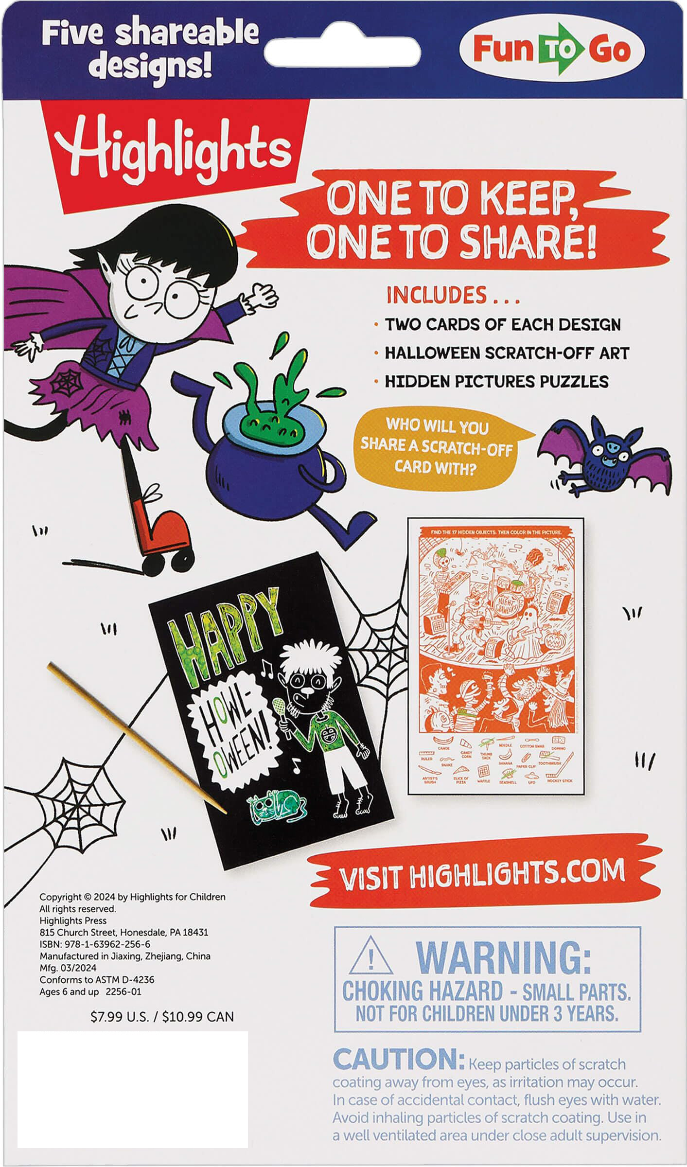 scratch-and-play halloween hidden pictures