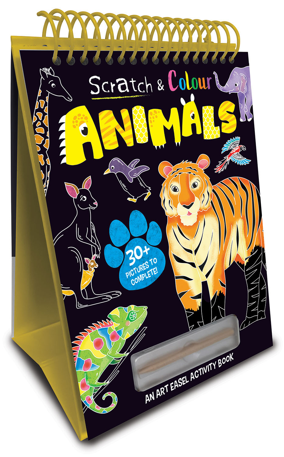 scratch & colour animals
