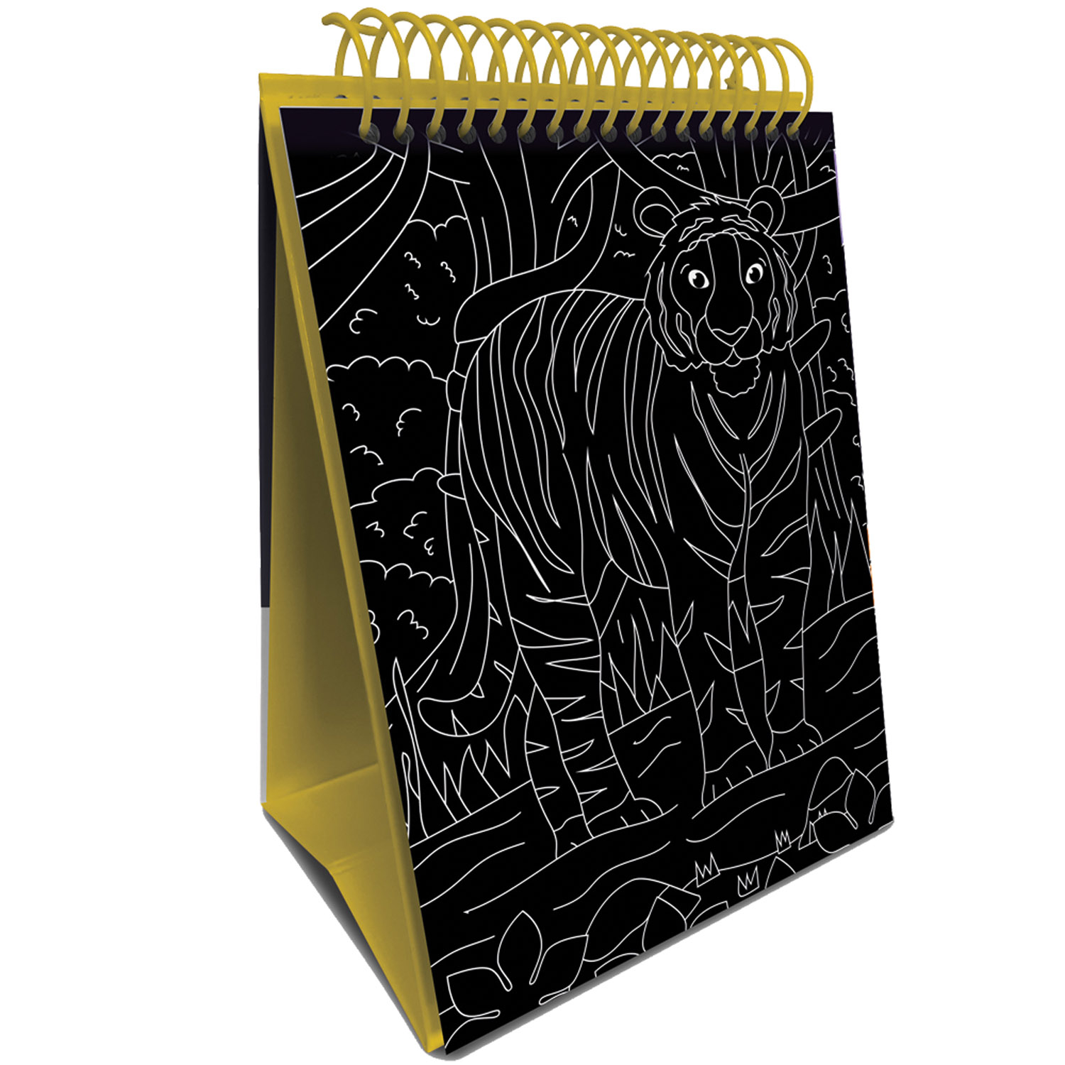 scratch & colour animals