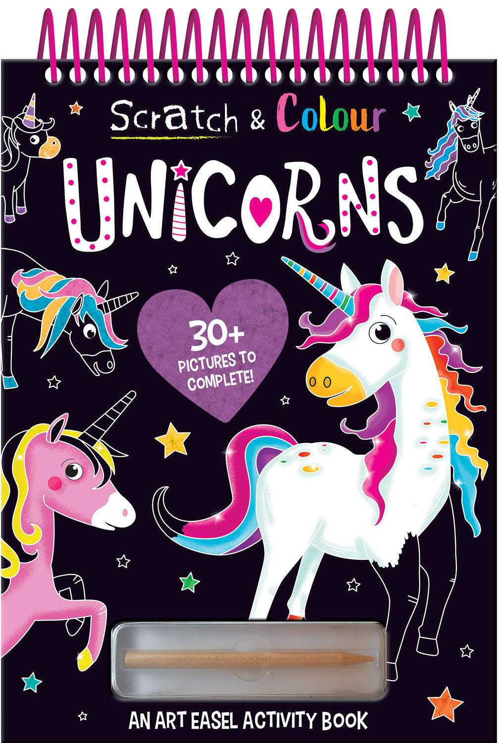 scratch & colour unicorns