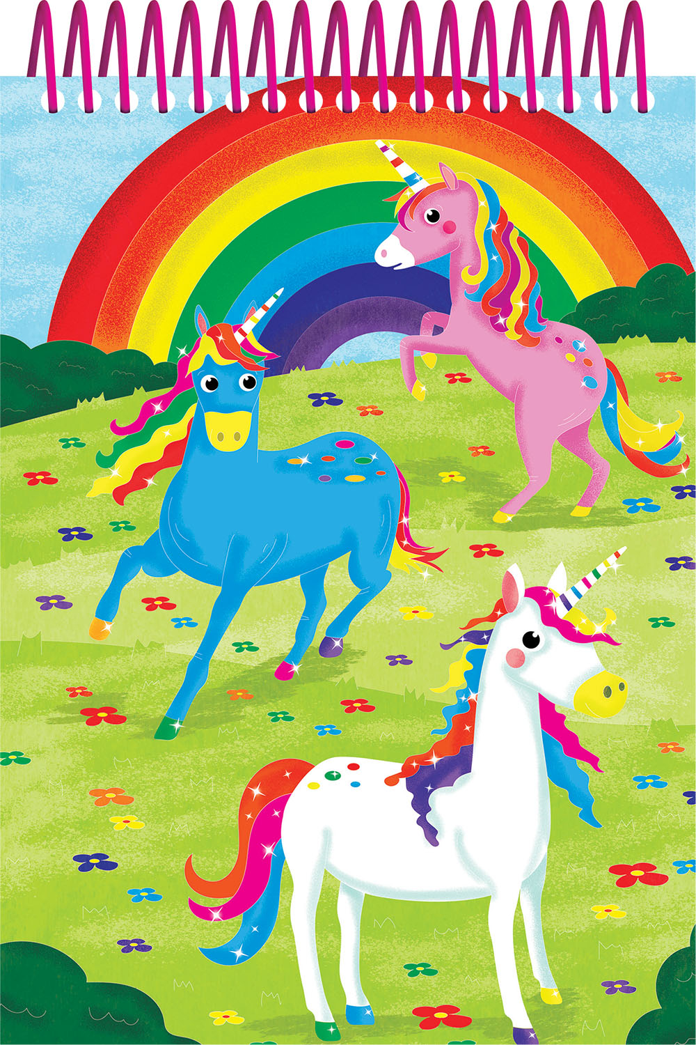 scratch & colour unicorns
