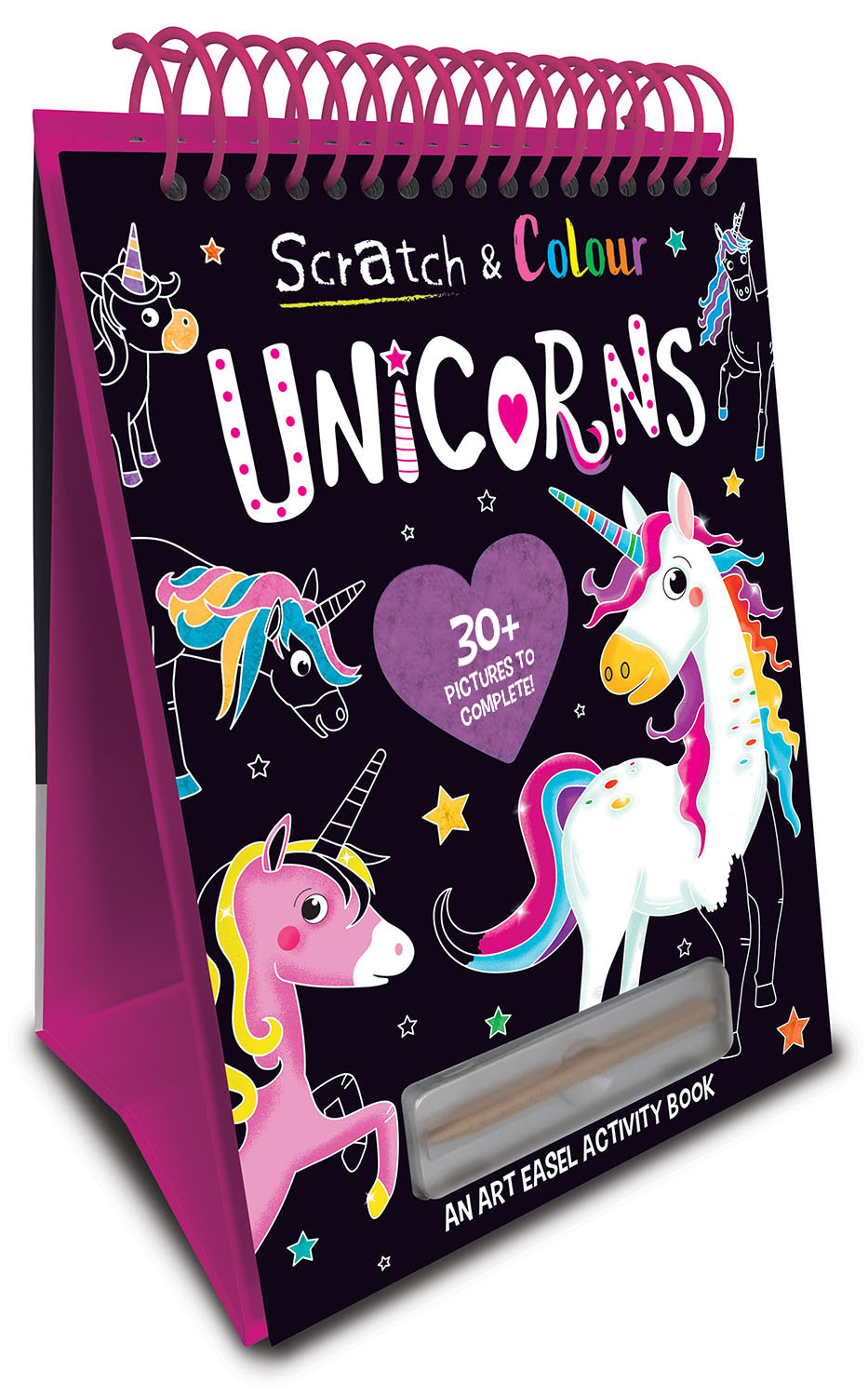 scratch & colour unicorns