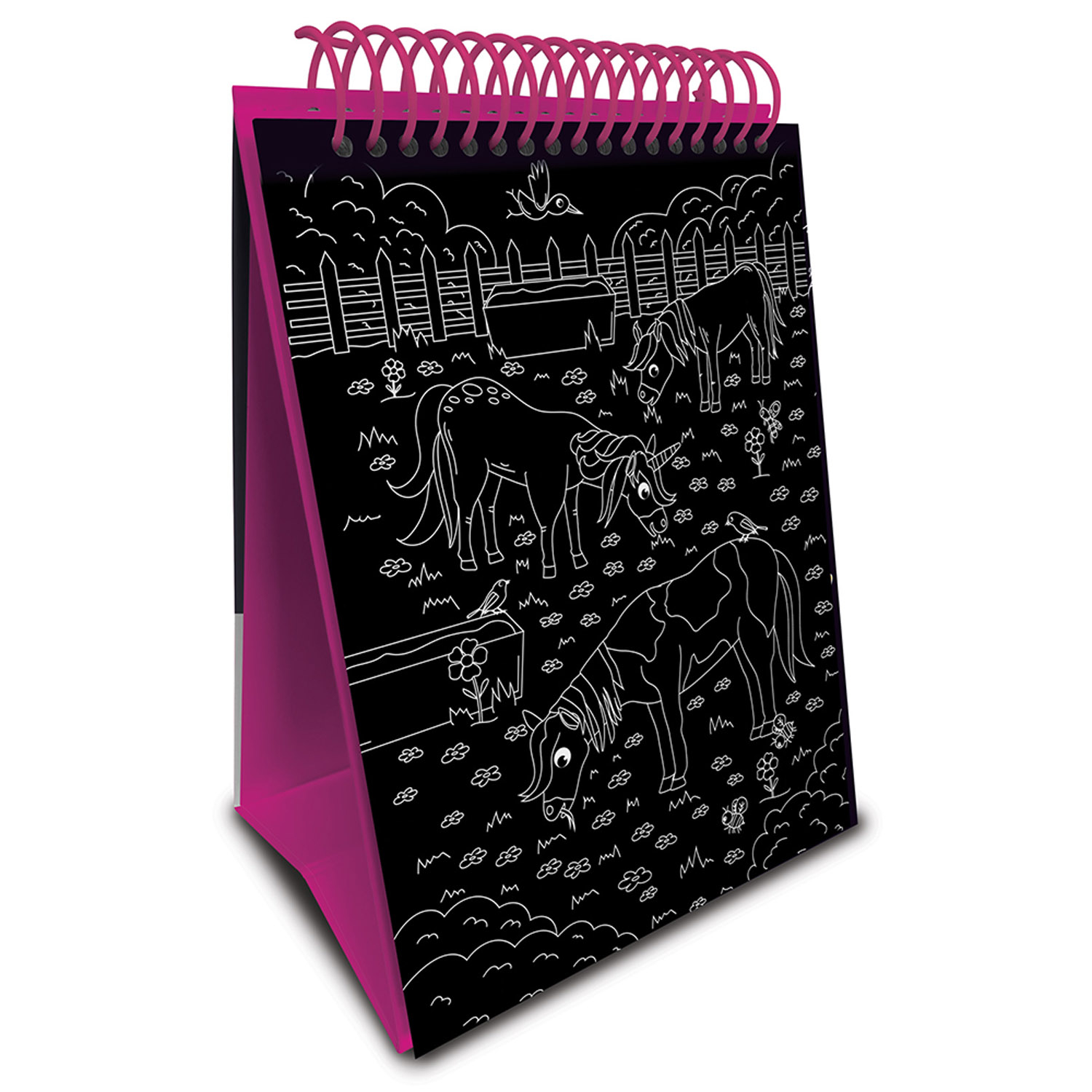 scratch & colour unicorns