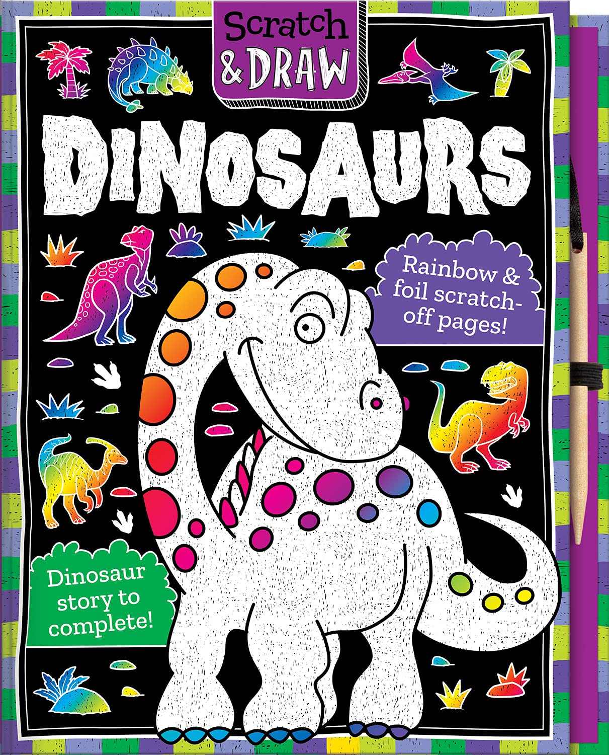 scratch & draw - dinosaurs
