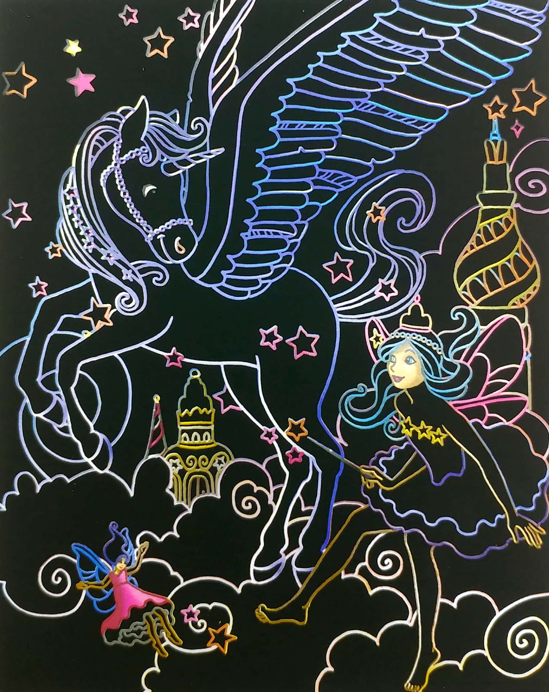 scratch surprise : magical worlds